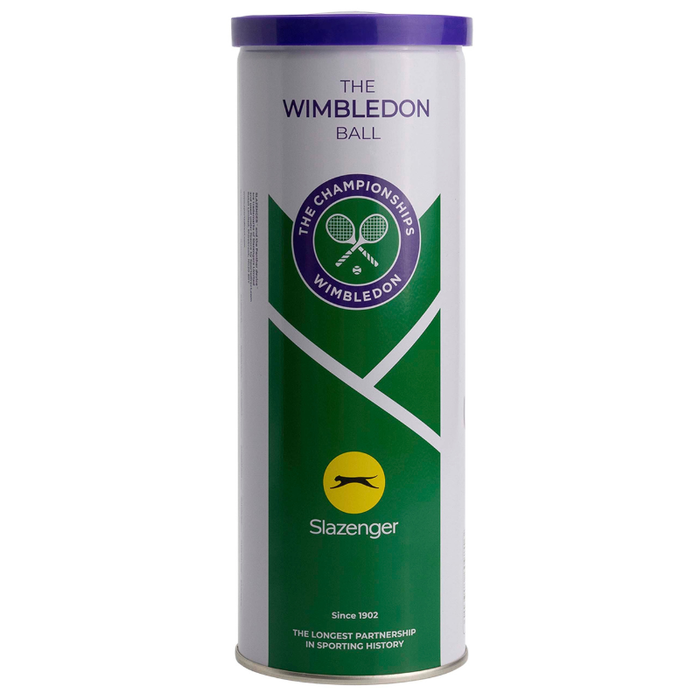 Slazenger Wimbledon 3-Balls Tennis Ball Can