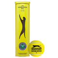 Slazenger Wimbledon 4 Tennis Ball Can