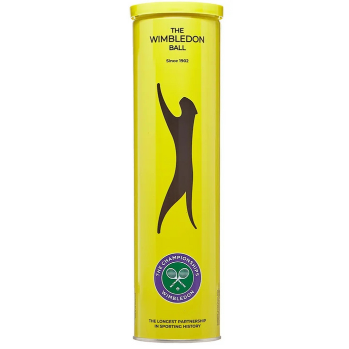 Slazenger Wimbledon 4 Tennis Ball Can
