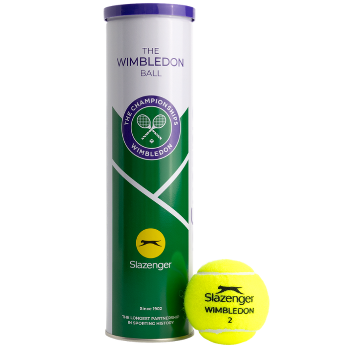 Slazenger Wimbledon Championships 4 Tennis Ball Can