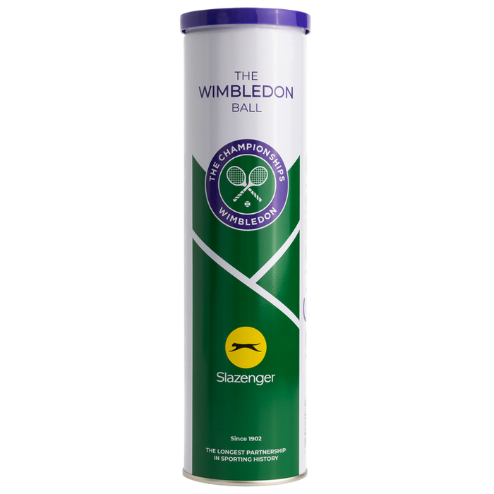 Slazenger Wimbledon Championships 4 Tennis Ball Can