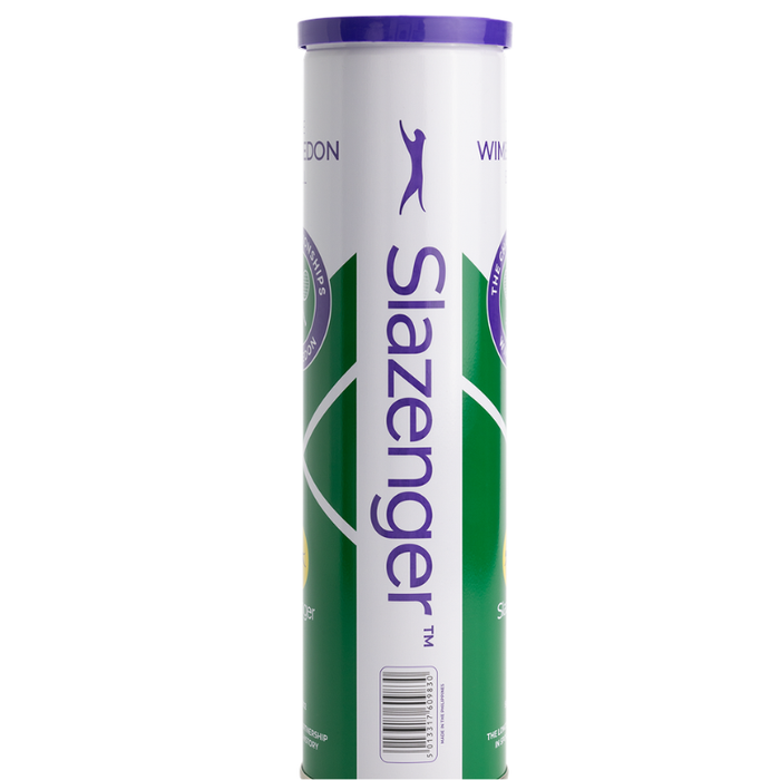 Slazenger Wimbledon Championships 4 Tennis Ball Can
