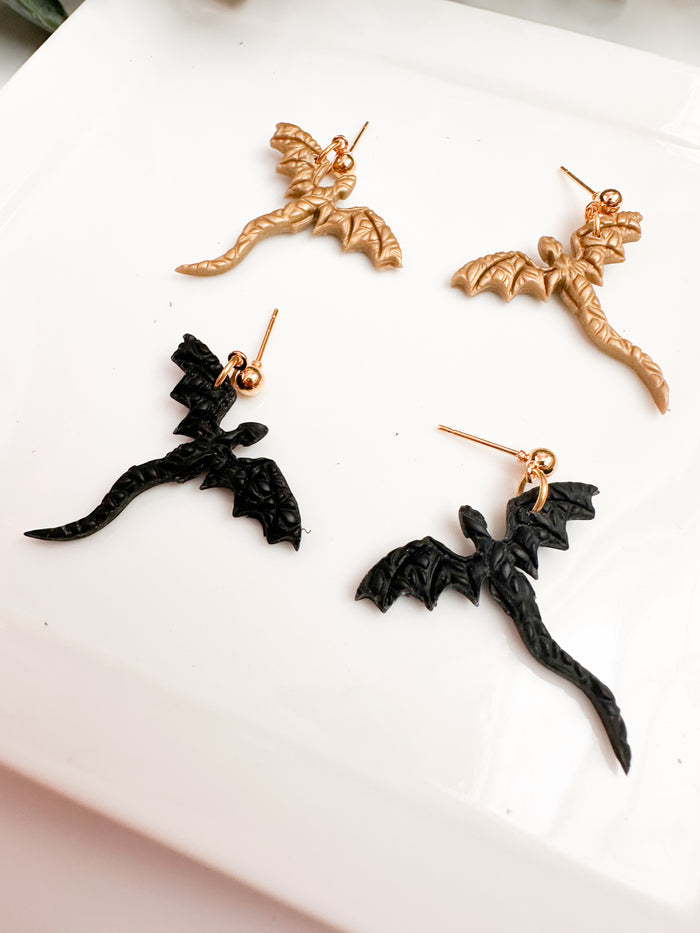 Small Dragon Earrings