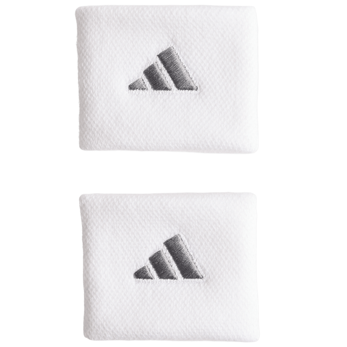 Adidas Small Tennis Wristband - White/Iron Met