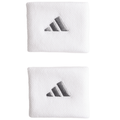Adidas Small Tennis Wristband - White/Iron Met