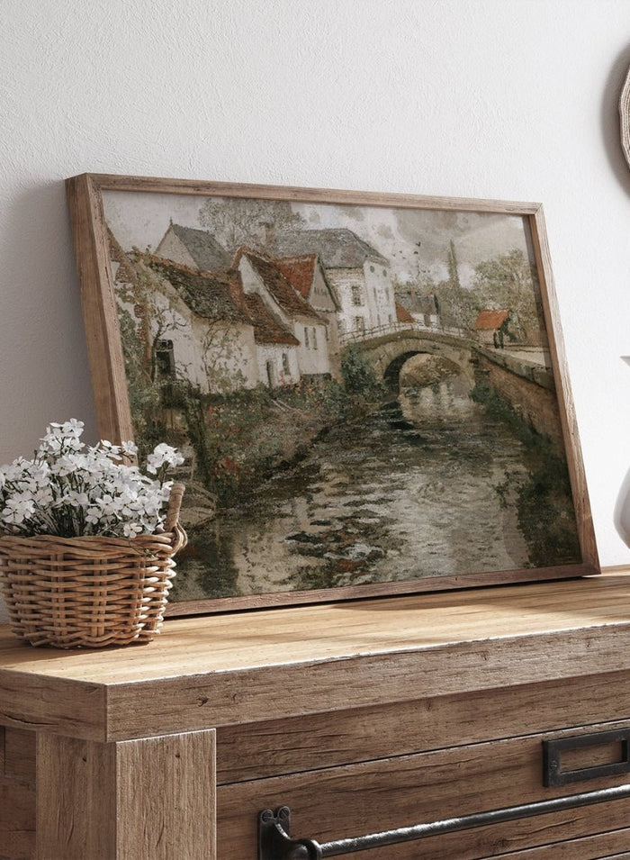 "Small Town Near La Panne, Belgium" Art Print_Sugar & Canvas_Thaulow Frits
