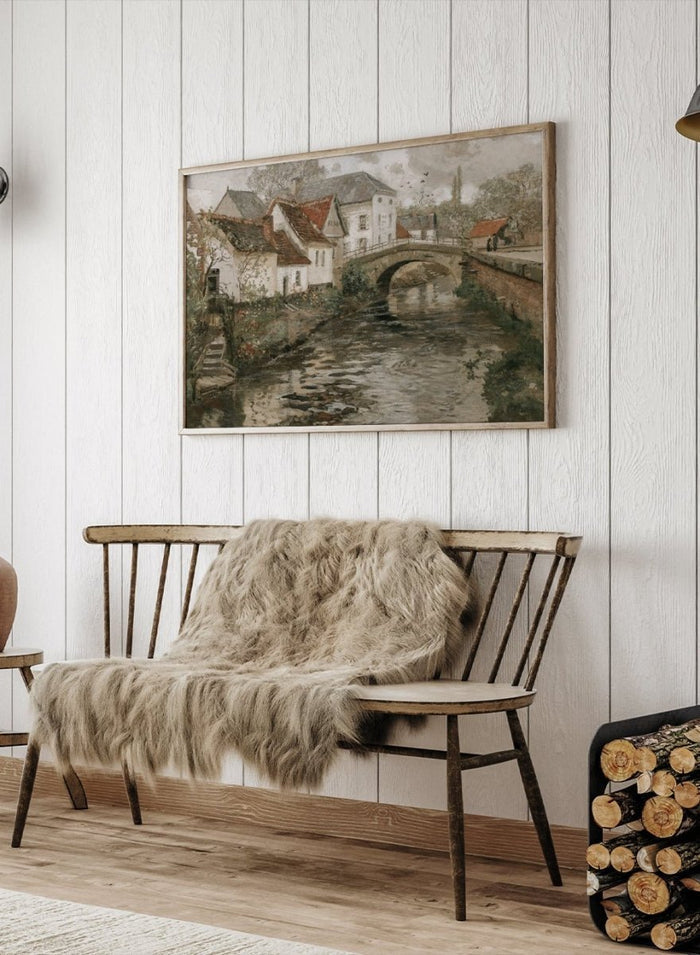"Small Town Near La Panne, Belgium" Art Print_Sugar & Canvas_Thaulow Frits