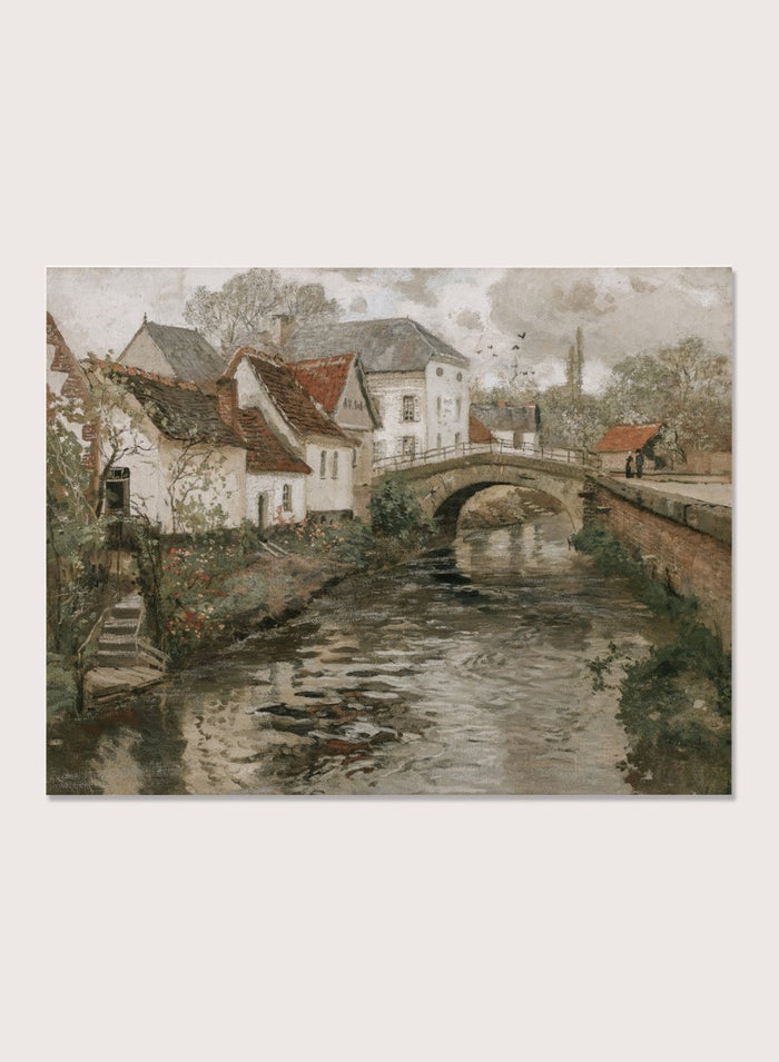 "Small Town Near La Panne, Belgium" Art Print_Sugar & Canvas_Thaulow Frits
