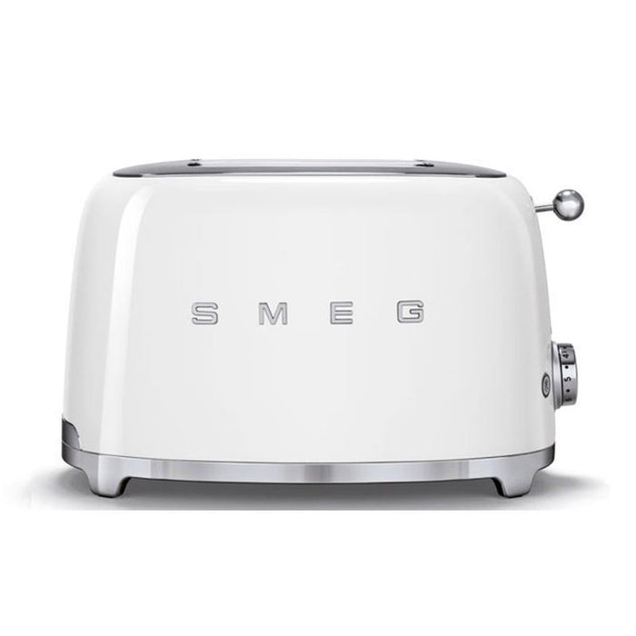 Smeg 50's Style Retro TSF01WHUK 2 Slice Toaster - White