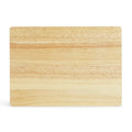 Solid wood cutting board with personalized engraved name or message on the surface