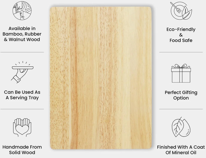 Solid Wood Cutting Board - Personalized