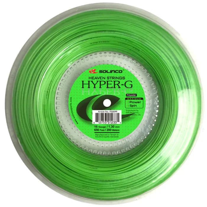Solinco Hyper-G 1.25/16L 200m String Reel - Green