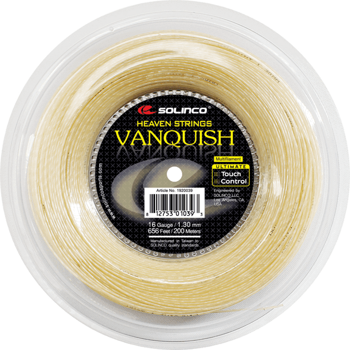 Solinco Vanquish 1.35/16 200m String Reel - Natural