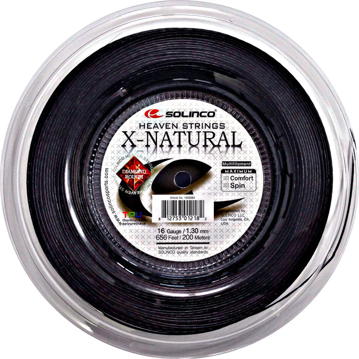 Solinco X Diamond Rough 1.30/16 200m String Reel - Black