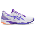 Asics Solution Speed FF 2 Women Tennis Shoes - White/Amethyst