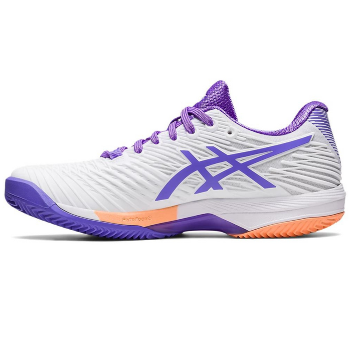 Asics Solution Speed FF 2 Womens Tennis Shoes - White/Amethyst  Clay
