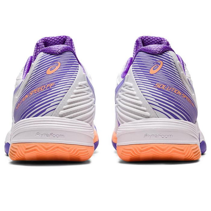 Asics Solution Speed FF 2 Womens Tennis Shoes - White/Amethyst  Clay