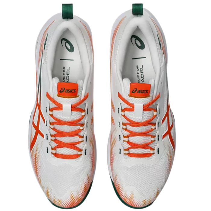 Asics SONICSMASH FF Mens Padel Shoes - White/Energy Orange