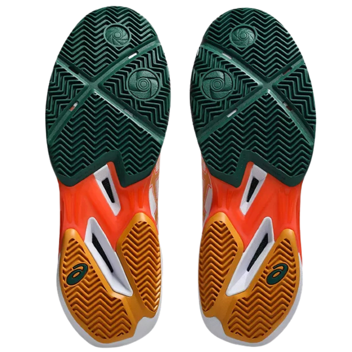 Asics SONICSMASH FF Mens Padel Shoes - White/Energy Orange