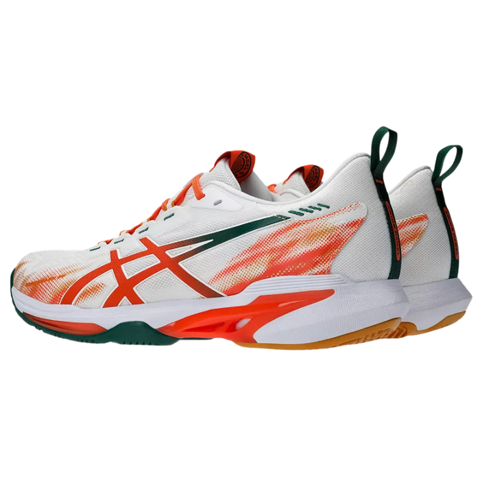 Asics SONICSMASH FF Mens Padel Shoes - White/Energy Orange