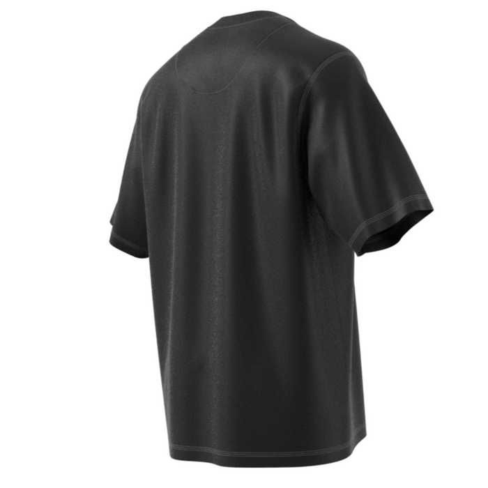 Adidas Sportwear Caps Mens Tennis Tee - Black