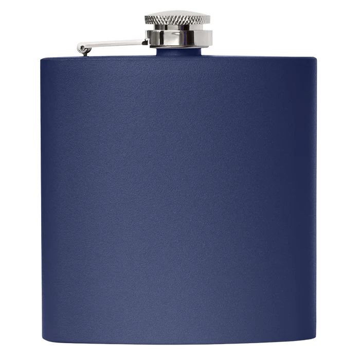 Stainless Steel Flask (Navy) - Personalized