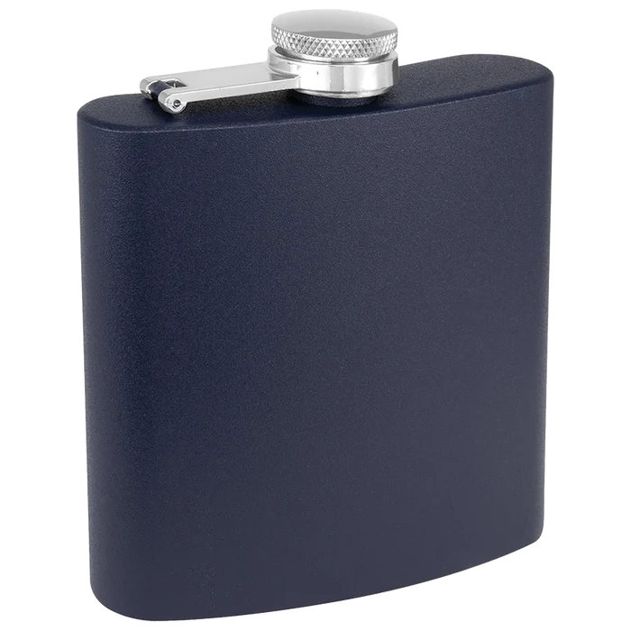 Stainless Steel Flask (Navy) - Personalized