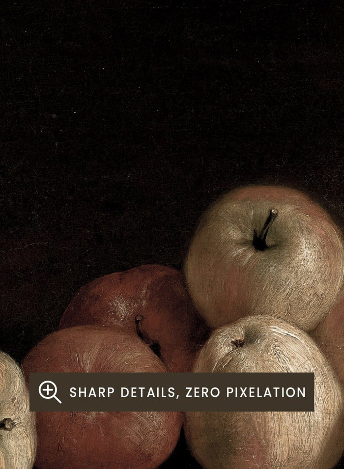 "Still Life of Apples" Art Print_Sugar & Canvas_Continental School