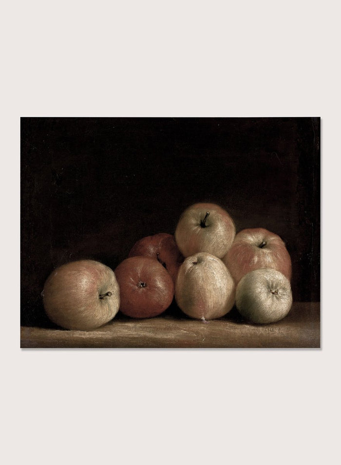 "Still Life of Apples" Art Print_Sugar & Canvas_Continental School