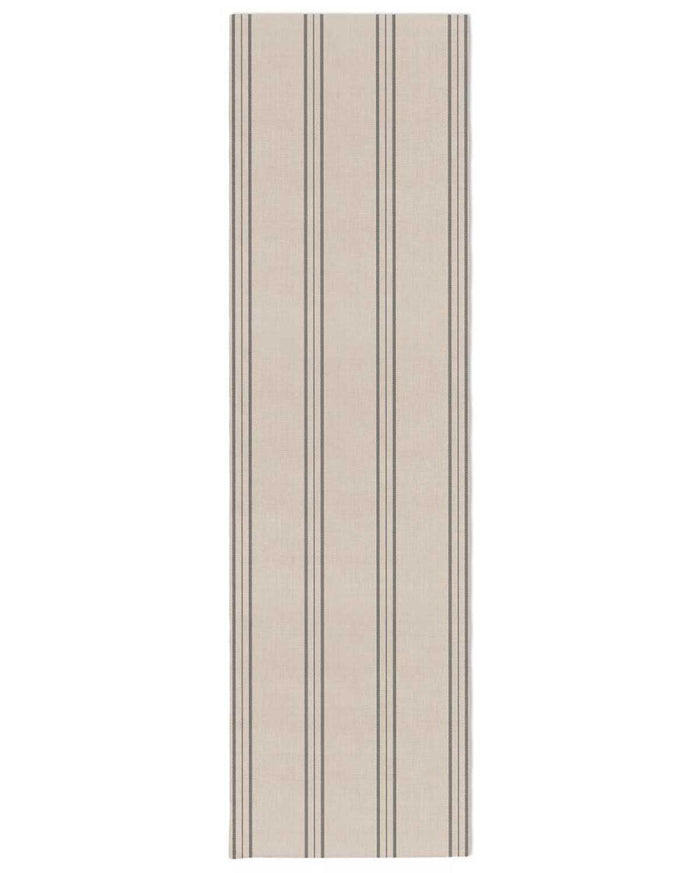 Striped Runner - Beige & Blue