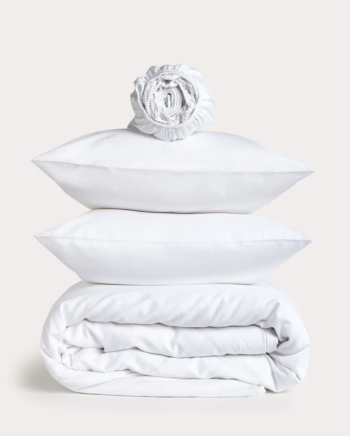 Super Sateen - Core Bedding Set - White