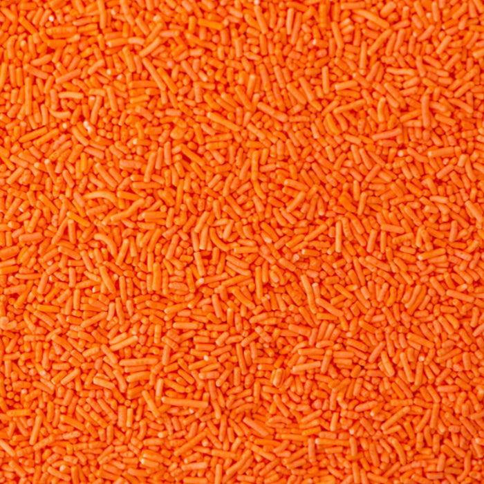 Sweetapolita Natural Orange Crunchy Sprinkles - 3.2 oz / 90 g