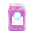 Bulk tub of Sweetapolita Natural Pink Crunchy Sprinkles, plant-coloured pink sugar strands for bakery use