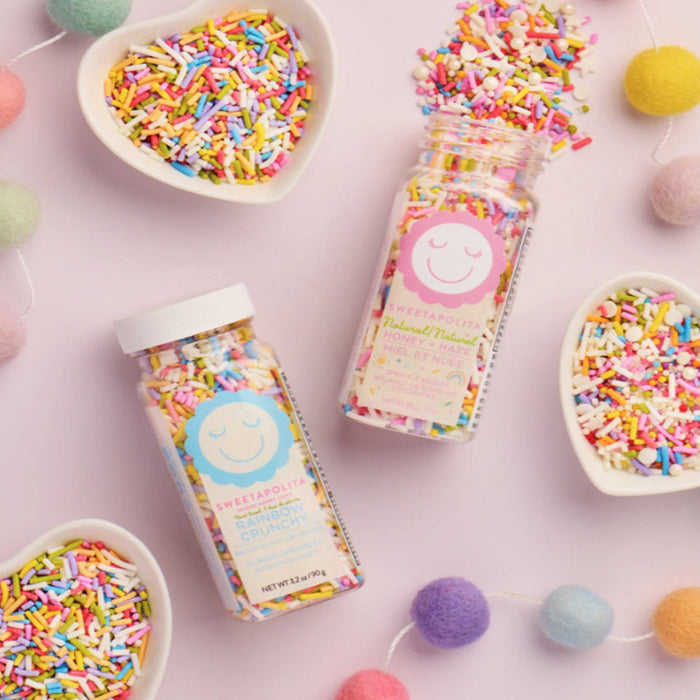 Sweetapolita Natural Rainbow Crunchy Sprinkles 25 oz / 700g