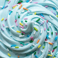 Bottle of Sweetapolita Party Pop Crunchy Sprinkles, bright multicoloured sugar strands formulated free of Red Dye No. 3