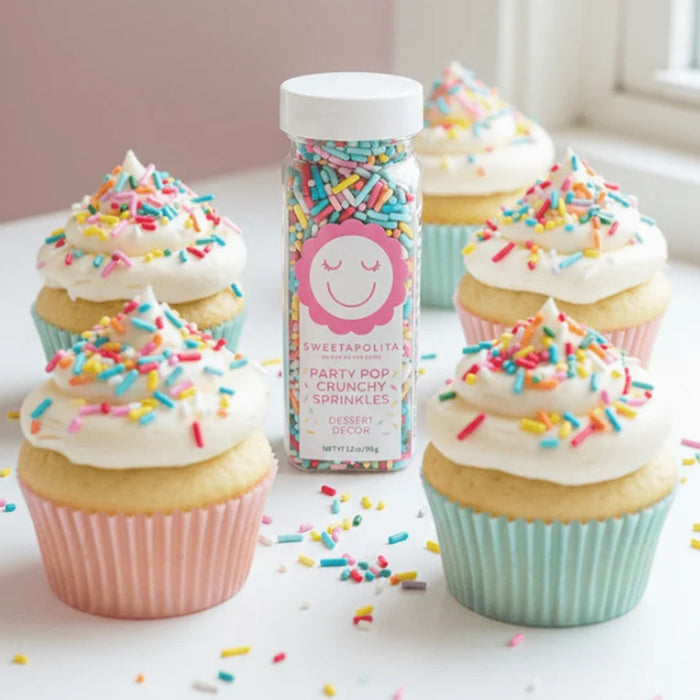 Sweetapolita Party Pop Crunchy Sprinkles 90g