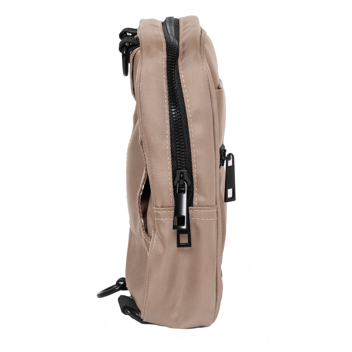 Tan Medium Bag With Tumbler Belt