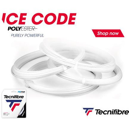 Tecnifibre Ice Code 1.30/16 200m String Reel - White