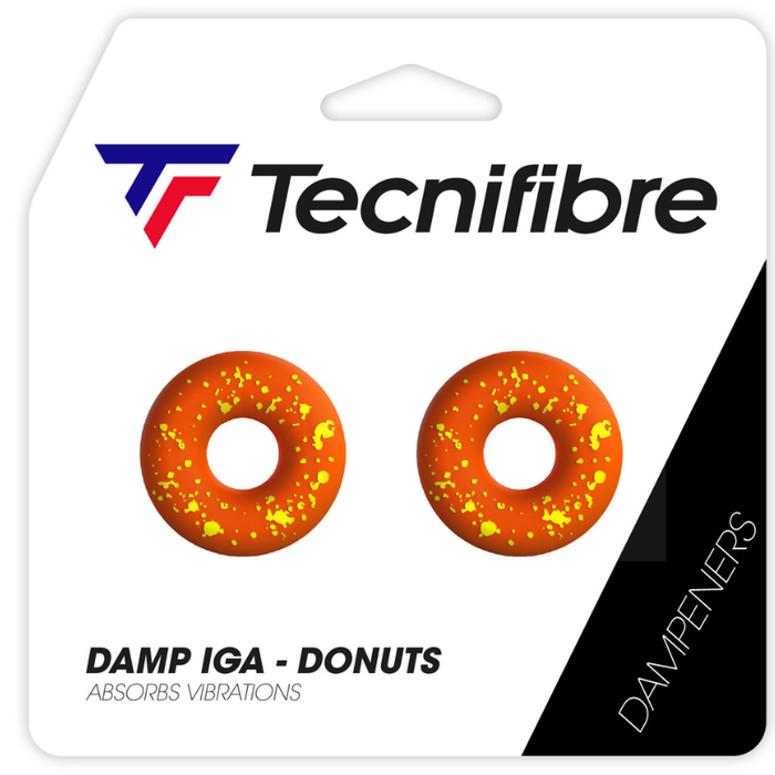 Tecnifibre IG Donut Dampener 2-Pack - Pepsis Orange
