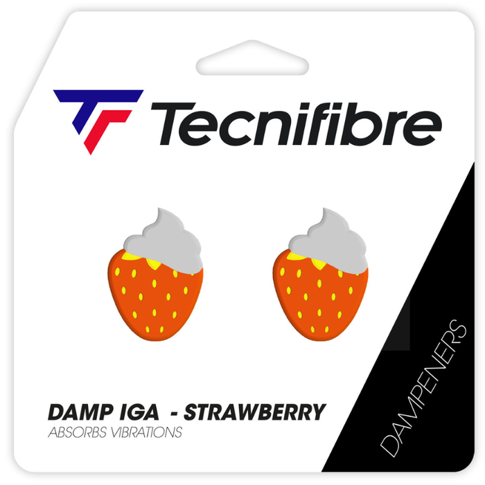 Tecnifibre IG Strawberry Dampener 2-Pack - Pepsis Orange