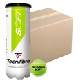 Tecnifibre Soft Green Tennis Ball Carton - 24 x 3-Ball Cans / 72 Balls