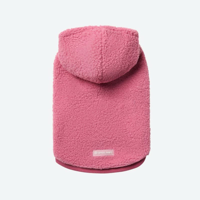 Dark Pink Sherpa Jacket