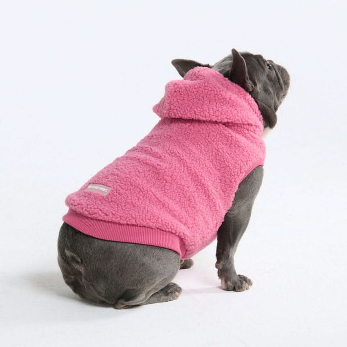 Dark Pink Sherpa Jacket