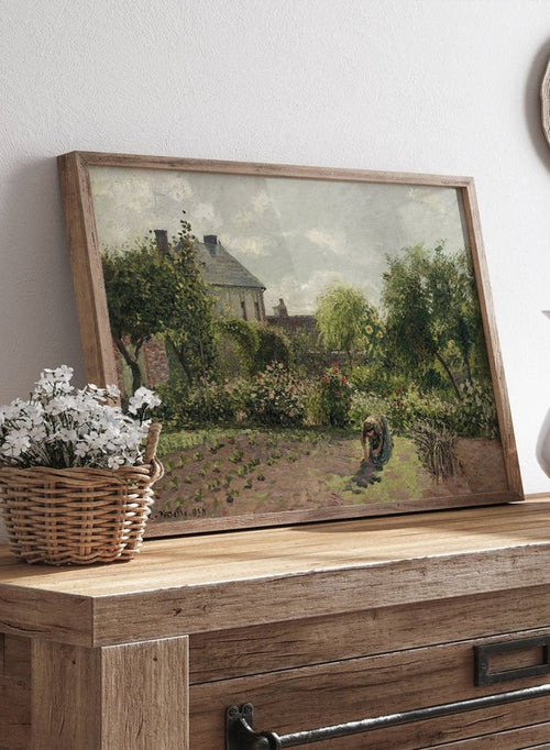 "The Artist’s Garden at Eragny" Art Print_Sugar & Canvas_Camille Pissarro