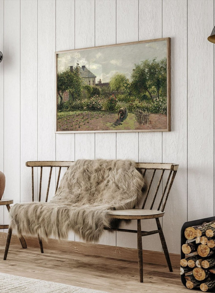 "The Artist’s Garden at Eragny" Art Print_Sugar & Canvas_Camille Pissarro