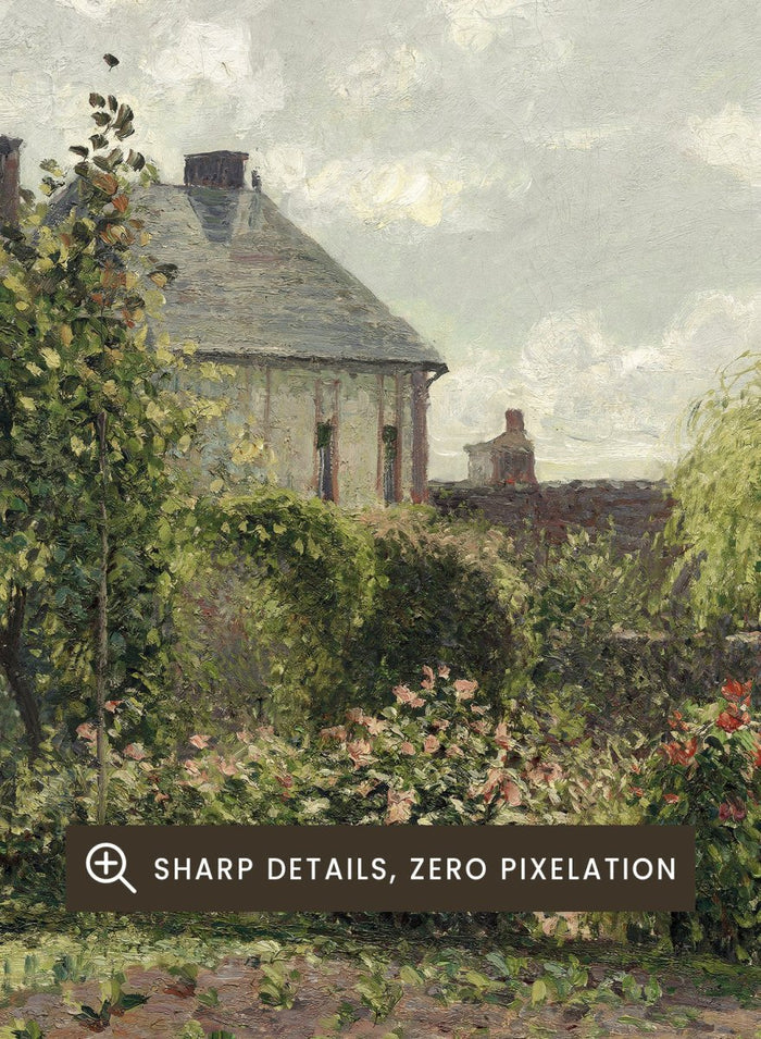 "The Artist’s Garden at Eragny" Art Print_Sugar & Canvas_Camille Pissarro