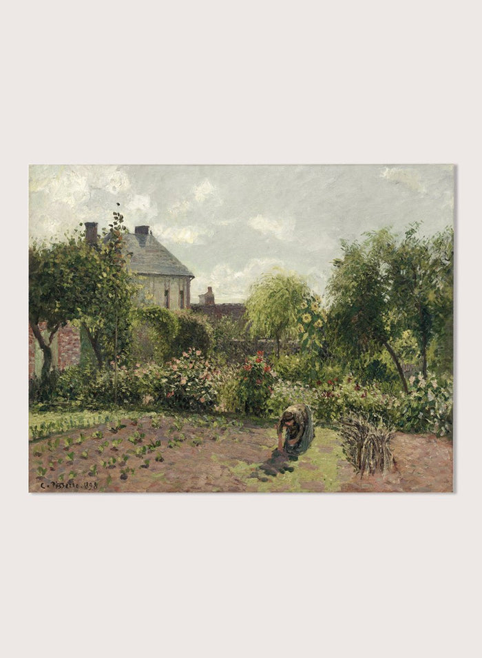 "The Artist’s Garden at Eragny" Art Print_Sugar & Canvas_Camille Pissarro