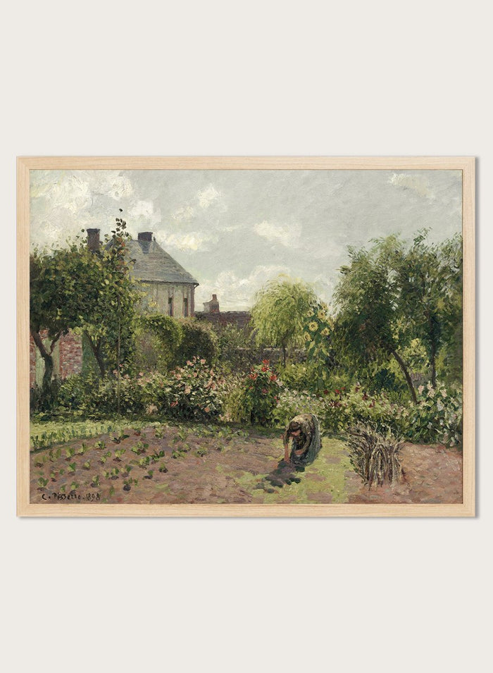 "The Artist’s Garden at Eragny" Art Print_Sugar & Canvas_Camille Pissarro