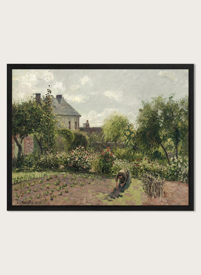 "The Artist’s Garden at Eragny" Art Print_Sugar & Canvas_Camille Pissarro