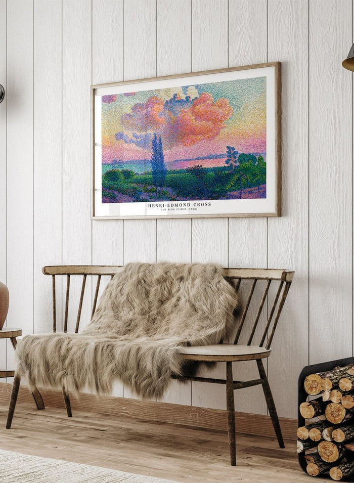 The Pink Cloud by Henri-Edmond Cross Print_Sugar & Canvas_Henri-Edmond Cross